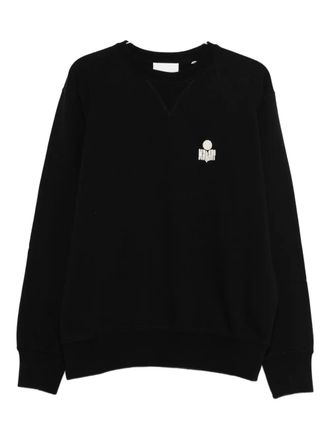 Isabel Marant Mike logo-embroidered crew-neck sweatshirt - Nero