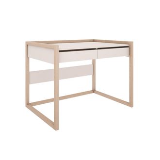 OEM Wood Luck Escritorio Romy 2 Cajones - Blanco