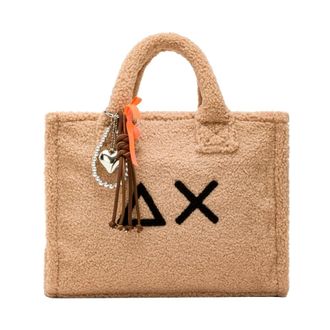 Sun 68 Cali Midi Bag Teddy - Bags - Mujer - Marr&oacute;n - ONE SIZE