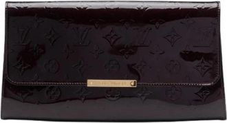 Louis Vuitton Pre-owned Robertson Clutch - Dames - Vintage Clutch - Paars - ONE Size - Leer - Vintage