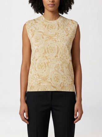 Versace Maglia di seta a fantasia barocca Versace