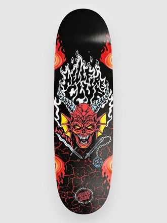 Santa Cruz X StrangerThings Hellfire Club Flames 9 Sk zwart
