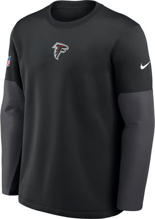 Nike Atlanta Falcons Scripted To Win Sideline Coach Nike Mens Therma-FIT NFL Long-Sleeve T-Shirt in Black | 03BR166N96-NX3