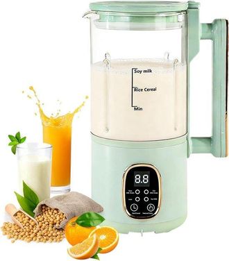 No Brand M&aacute;quina Para Hacer Leche De Soja De 800 Ml, Con 20 Cuchillas, Ventana De Visualizaci&oacute;n, Men&uacute;s Inteligentes, Apagado Autom&aacute;tico, Funci&oacute;n Para Mantener 