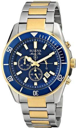 Bulova Mens Marine Star 43mm Quartz Watch
