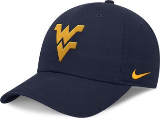 Nike West Virginia Classic Club Nike Mens College Adjustable Hat in Blue | NC0141SWVN-HAP