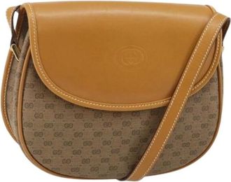 Gucci Pre-owned Cross Body Bags, female, Beige, Size: ONE SIZE Pre-owned Plastic gucci-bags