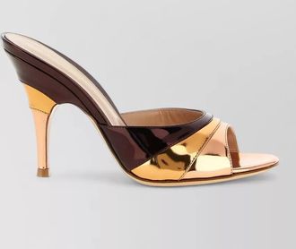 Gianvito Rossi marea open toe two tone sandals