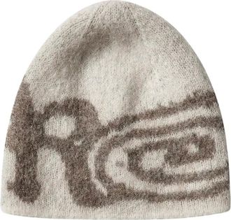 Roa Vortex Mohair Beanie - unisex - Sport - Grijs - Maat: ONE Size Mohair