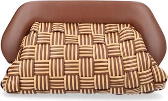 Themoir&egrave; Neutrals Bios Intreccio Sustainable Woven Clutch bag