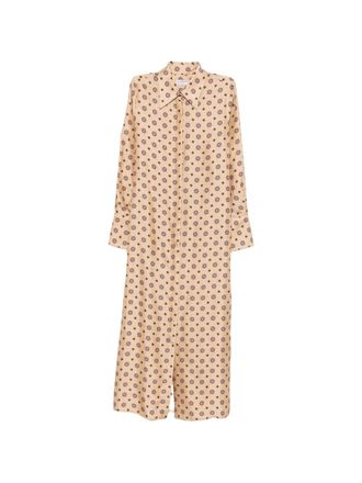 Alberto Biani Womens Silk Chemisier Dress