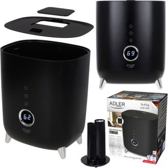 Adler Europe Humidificador De Aire Difusor Ultras&oacute;nico Negro Adler Ad7972