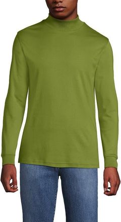 Lands End Cotton Supima Mock Turtleneck in Winter Pear at Nordstrom, Size Xx-Large