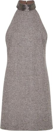 Brunello Cucinelli Mujer, Vestidos, Gris, Talla: S