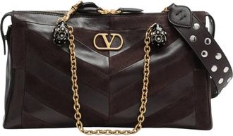 Valentino Garavani Medium Shoulder Bag - Dames - Schoudertassen - Bruin - ONE Size - Tassen
