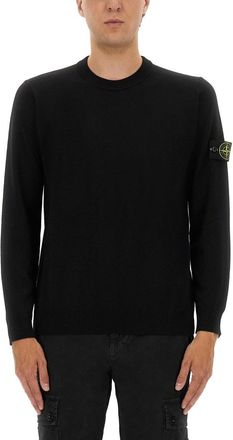 Stone Island Rws Lightweight Wool Sweater-Uomo