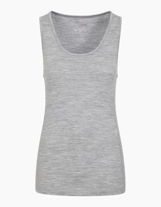Mountain Warehouse Womens Mountain Warehouse Womens/Ladies Merino Wool Cami Vest Top - Grey - Size: 10