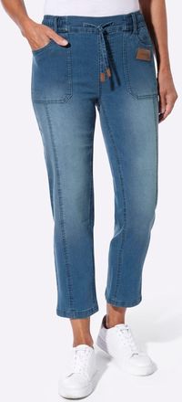 Casual Looks 7/8-Jeans CASUAL LOOKS, Damen, Gr. 36, Normalgr&ouml;ssen, blau, stone, washed, 81% Baumwolle, 17% Polyester, 2% Elasthan, unifarben, 7/8-L&auml;nge, Jeans 7/8-