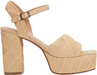 Marc Fisher Womens Calyn Platform Sandal In Beige