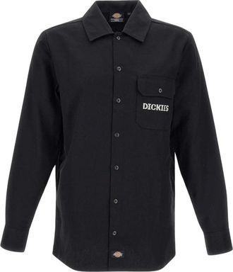 Dickies Zwarte Wichita Shirt - Heren - Casual Overhemden - Zwart - S - Overhemden