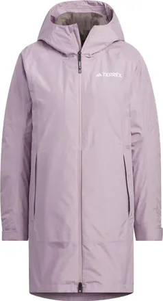 adidas (WMNS) adidas Terrex 3-In-1 Rain.Rdy Super Inner Jacket Pink Brown IP0728
