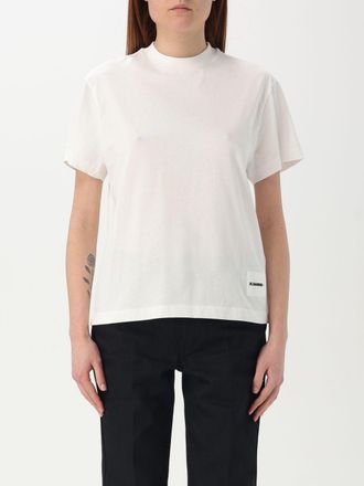 Jil Sander Set 3 T-shirt basic con logo Jil Sander in cotone