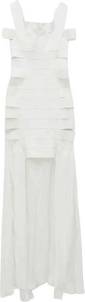 SIMKHAI Callaway Maxi Knit Jurk - Dames - Maxi kleedjes - Wit - XS - Polyester - Kleedjes