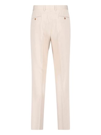 Lardini Mens Trousers White Viscose