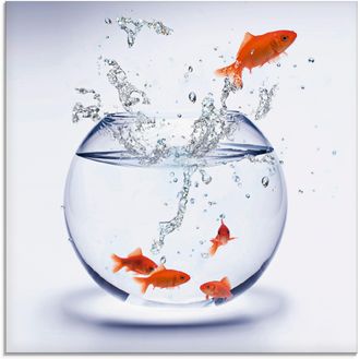 Artland Glasbild »Goldfischaquarium« Wassertiere 1 Stk. tlg. in verschiedenen Grössen