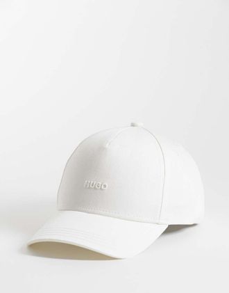 HUGO BOSS Cara - Cappello con visiera bianco