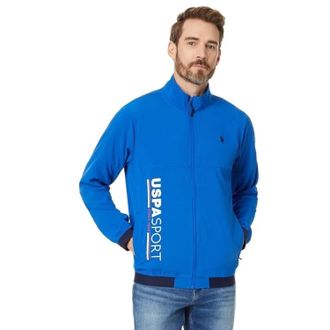 U.S.Polo Association U. S. Polo Assn. Jacket Mens Nautical Blue Long Sleeve Full Zip FROG812