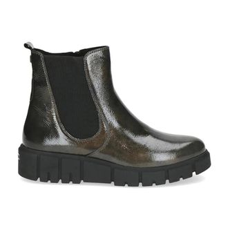 Caprice Halfhoge Boots - Heren - Chelseaboots - Groen - 40 EU - Leer - Schoenen