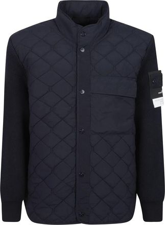 Stone Island Jassen - Heren - Zomerjassen - Blauw - M - Jassen