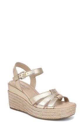 Life Stride Havana Platform Sandal in Platino Gold at Nordstrom, Size 6.5