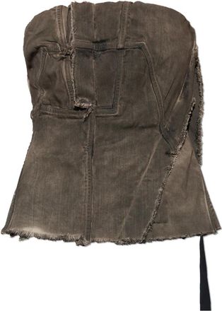 Rick Owens Mujer, Camisetas, Marr&oacute;n, Talla: XS