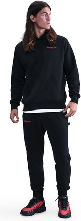 Nike Hoodie voor heren van Atl&eacute;tico Madrid (Zwart, Rood)