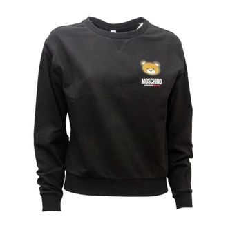 Moschino Dames, Sweatshirts & Hoodies, Zwart, Maat: XL