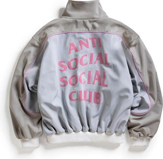 ANTI SOCIAL SOCIAL CLUB Anti Social Club Unisex ASSC Track Jacket in White - Size Medium