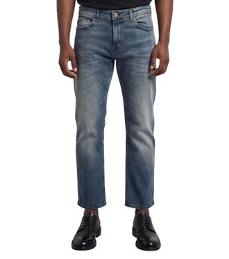 HUGO BOSS Blue Mid Rise Jeans
