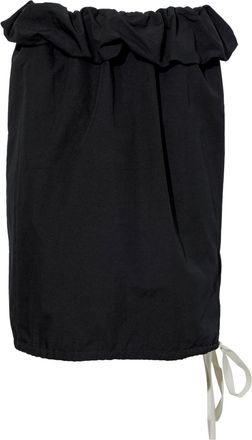 Proenza Schouler Hayley ruffle-trim skirt - women - Cotton/Polyester - S - Black