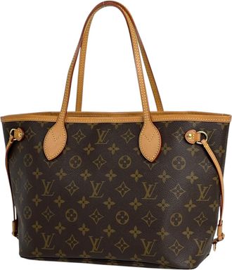 Louis Vuitton Brown Monogram Handbag Tote Bag (Pre-Owned)