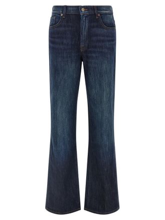 7 For All Mankind Dark Blue High Rise Jeans