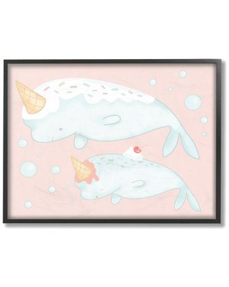 Stupell Industries The Kids Room By Stupell Cartoon Ice Cream Cone