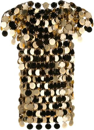 Paco Rabanne Blouses, female, Yellow, M, Sparkle Disc Top