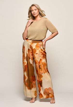 Mart Visser Corby Print Broek Oranje / Multi Maxi
