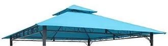 International Caravan Inc St. Kitts Replacement Canopy for 10 ft. Canopy Gazebo