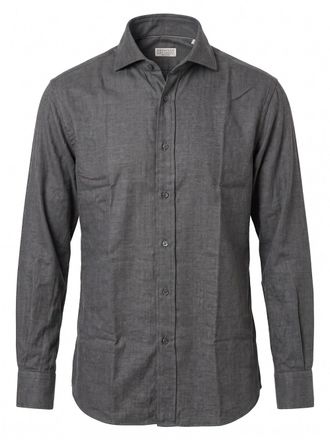 Brunello Cucinelli Cotton And Lyocell Shirt