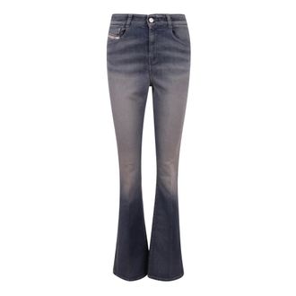 Diesel Jeans, Dames, Blauw, W28, Katoen, 1973 D-Partt Bootcut Jeans