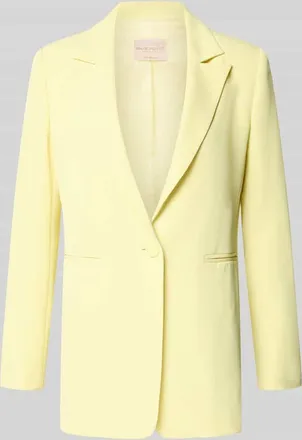 Rinascimento Rinascimento Blazer mit Reverskragen Modell REWI in Hellgelb, Gr&ouml;&szlig;e XL
