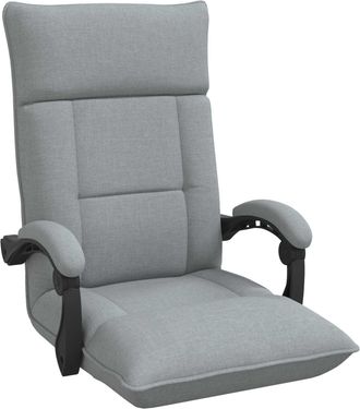 vidaXL Sill&oacute;n Ajustable Gris Claro Tela Vidaxl